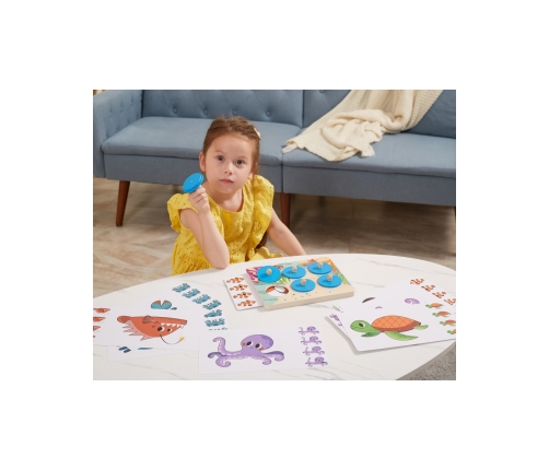 VIGA Gra Porównaj Znajdź Różnice Zwierzęta Morskie