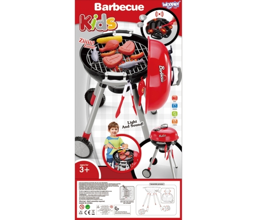 WOOPIE Grill dla Dzieci ze Światłem i Dźwiękiem + Akc.