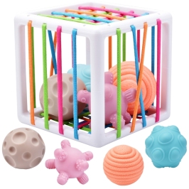 WOOPIE BABY Elastyczna Kostka Sensoryczna Sorter dla Dzieci Zwariowane Kształty 5 el. WOOPIE BABY Elastyczna Kostka Sensoryczna Sorter dla Dzieci Zwariowane Kształty 5 el.