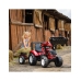 FALK Traktor Valtra Bordowy na Pedały z Przyczepką i Łyżką od 3 Lat