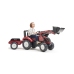 FALK Traktor Valtra Bordowy na Pedały z Przyczepką i Łyżką od 3 Lat