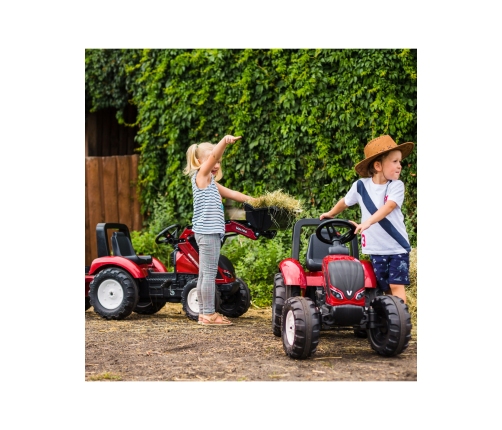 Трактор с педалями с прицепом FALK Valtra S4 Bordo