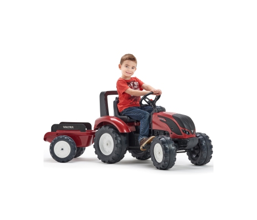 Трактор с педалями с прицепом FALK Valtra S4 Bordo