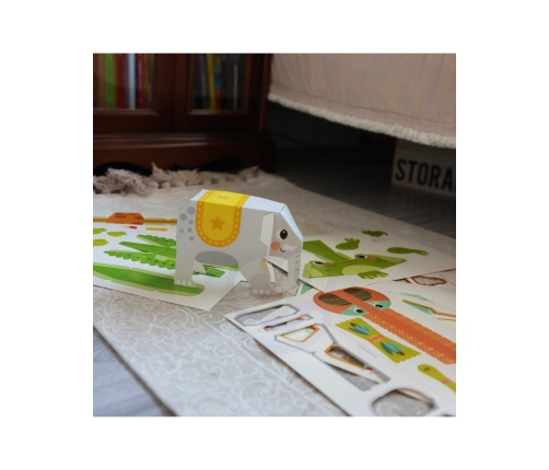 WOOPIE ART&FUN Zestaw Kreatywny Origami 3D Zrób to Sam 10 Zwierzaków