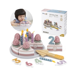 VIGA PolarB Drewniane Ciasto Tort Urodzinowy do Krojenia