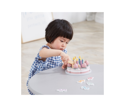 VIGA PolarB Drewniane Ciasto Tort Urodzinowy do Krojenia