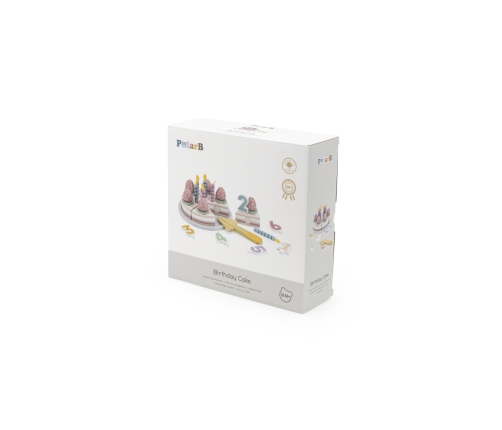 VIGA PolarB Drewniane Ciasto Tort Urodzinowy do Krojenia