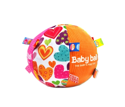 WOOPIE BABY Miękka Sensoryczna Piłka Pani Metka z Wszywkami dla Malucha + Dźwięk