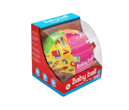 WOOPIE BABY Miękka Sensoryczna Piłka Pani Metka z Wszywkami dla Malucha + Dźwięk