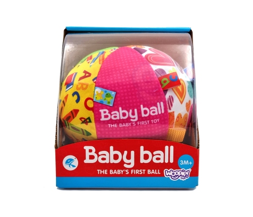 WOOPIE BABY Miękka Sensoryczna Piłka Pani Metka z Wszywkami dla Malucha + Dźwięk