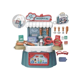 WOOPIE Zestaw Małego Lekarza Walizka 3w1 Torba 21 el.