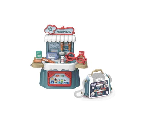 WOOPIE Zestaw Małego Lekarza Walizka 3w1 Torba 21 el.