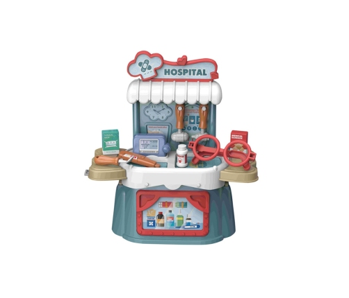 WOOPIE Zestaw Małego Lekarza Walizka 3w1 Torba 21 el.