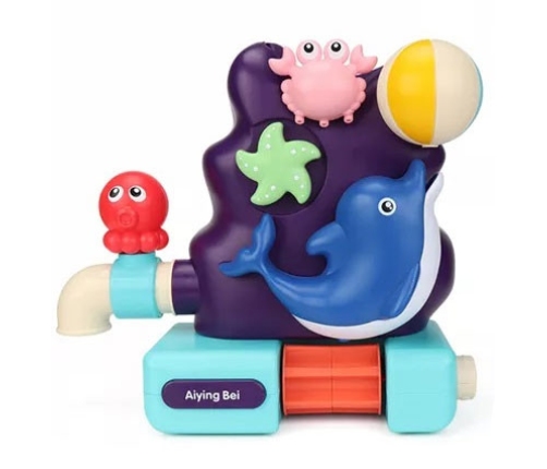 WOOPIE BABY Zabawka Wodna do Kąpieli Delfinek + Kubeczek