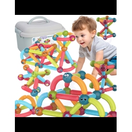 WOOPIE Magnetyczne Klocki Konstrukcyjne Edukacyjne 52 el. WOOPIE Magnetyczne Klocki Konstrukcyjne Edukacyjne 52 el.