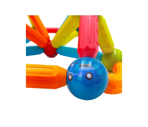 WOOPIE Magnetyczne Klocki Konstrukcyjne Edukacyjne 76 el.