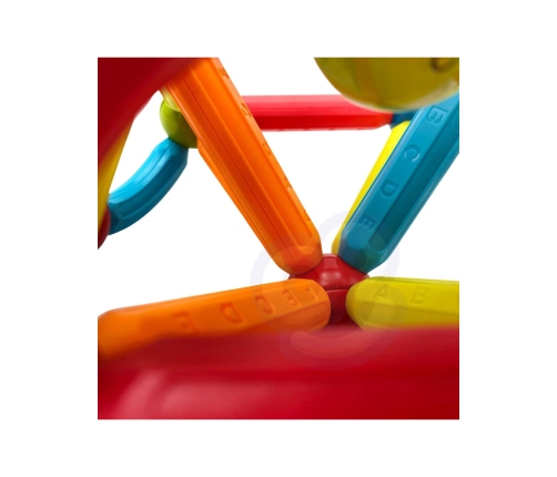 WOOPIE Magnetyczne Klocki Konstrukcyjne Edukacyjne 128 el.