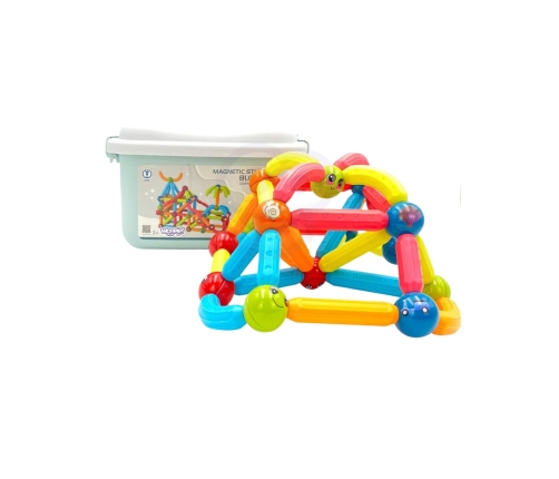 WOOPIE Magnetyczne Klocki Konstrukcyjne Edukacyjne 128 el.