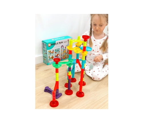 WOOPIE Kulodrom Tor Kulkowy Zestaw Spirala 113 el.