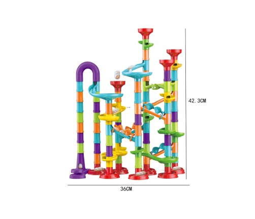 WOOPIE Kulodrom Tor Kulkowy Zestaw Spirala 113 el.
