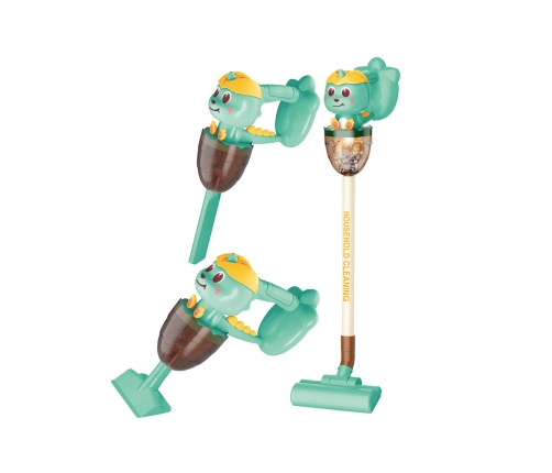 WOOPIE Interaktywny Odkurzacz Dino 3w1 Funkcja Ssania Światło Dźwięk