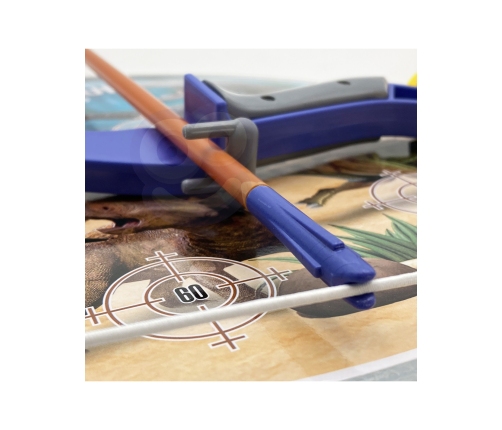 WOOPIE Zestaw Małego Łucznika Dinozaury Łuk Strzały Tarcza 32 el.