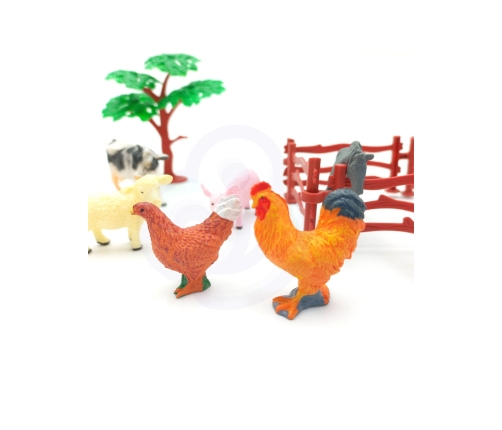 WOOPIE Zestaw Figurki Farma 14 el.