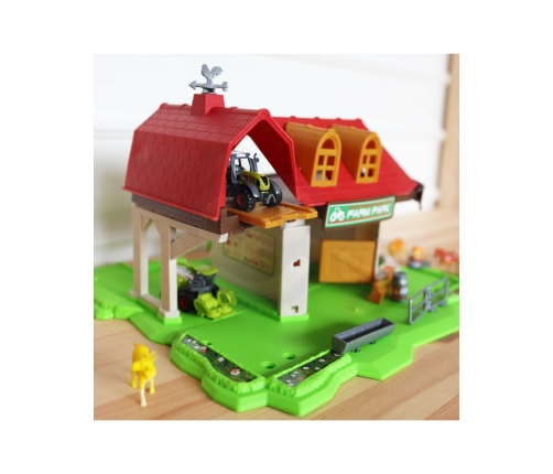 WOOPIE Zestaw Farma Zagroda Traktory + Figurki 42 el.