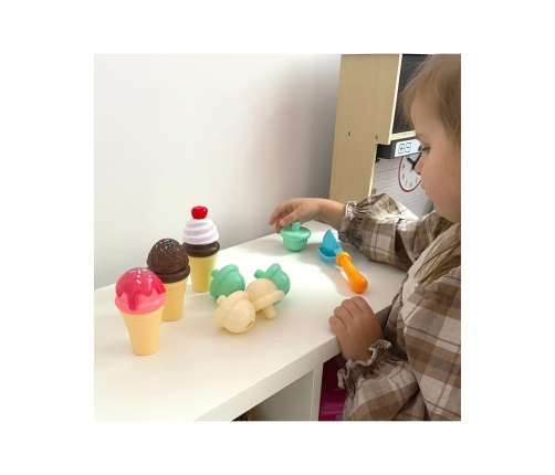 WOOPIE Zestaw do Robienia Lodów Układanka Lodziarnia 15 el.