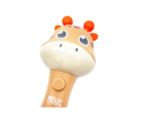 WOOPIE BABY Grzechotka Żyrafka Sensoryczna Gryzak z Muzyką Montessori 1 szt.