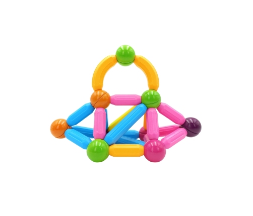 WOOPIE Magnetic Educational Construction Blocks Large Thick 38 pcs.