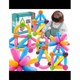 WOOPIE Magnetyczne Klocki Konstrukcyjne Edukacyjne Duże Grube 28 el. WOOPIE Magnetyczne Klocki Konstrukcyjne Edukacyjne Duże Grube 28 el.