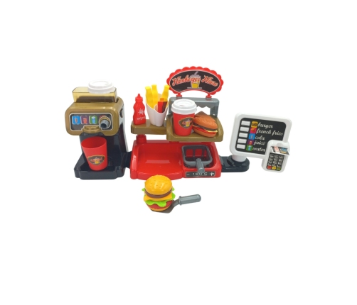 WOOPIE Fast Food XXL ar kasi un dzērienu dozatoru