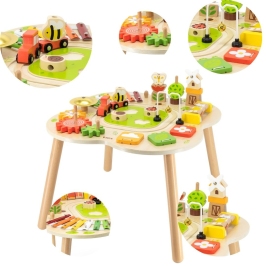 VIGA PolarB Stół Stolik Edukacyjny Aktywności Piramidka Cymbałki Sensoryka Montessori VIGA PolarB Stół Stolik Edukacyjny Aktywności Piramidka Cymbałki Sensoryka Montessori