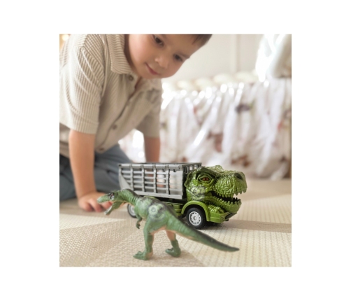 WOOPIE Samochód Zdalnie Sterowany RC Dinozaur Zielony + Figurka