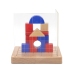 VIGA Drewniana Gra Budowanie Klocki 3D Montessori