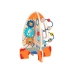 Tooky Toy Duża Drewniana Zabawka Edukacyjna Wielofunkcyjna Rakieta