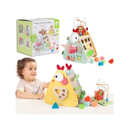 CLASSIC WORLD Kostka Montessori 10w1 Szczęśliwa Farma XXL