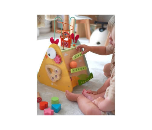 CLASSIC WORLD Kostka Montessori 10w1 Szczęśliwa Farma XXL