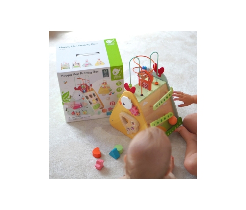 CLASSIC WORLD Kostka Montessori 10w1 Szczęśliwa Farma XXL