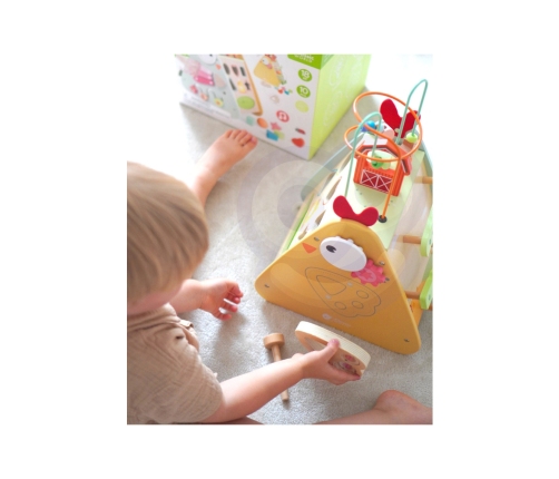 CLASSIC WORLD Kostka Montessori 10w1 Szczęśliwa Farma XXL