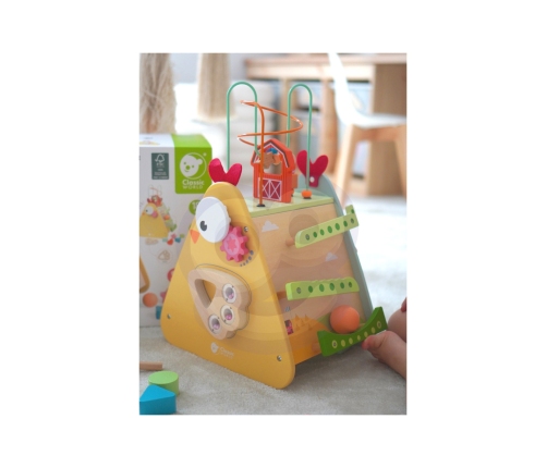 CLASSIC WORLD Kostka Montessori 10w1 Szczęśliwa Farma XXL