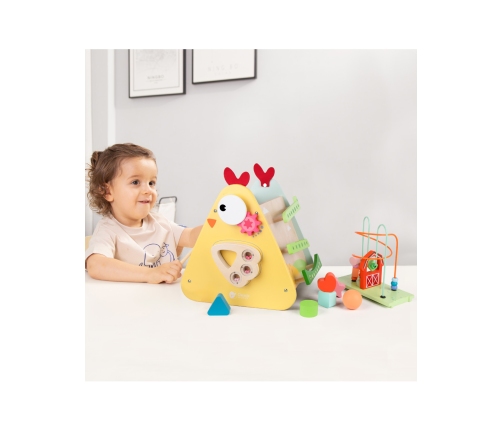 CLASSIC WORLD Kostka Montessori 10w1 Szczęśliwa Farma XXL