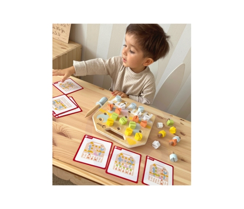 CLASSIC WORLD Wooden Manipulative Board Logic Puzzle