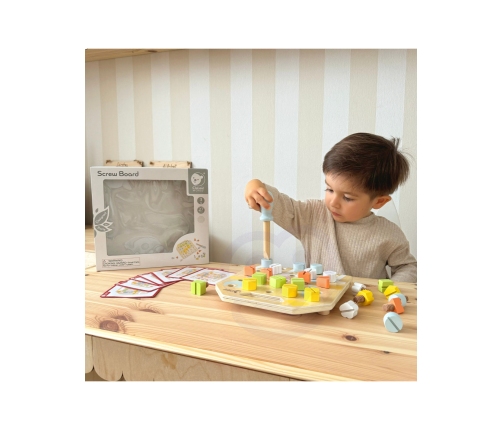 CLASSIC WORLD Wooden Manipulative Board Logic Puzzle