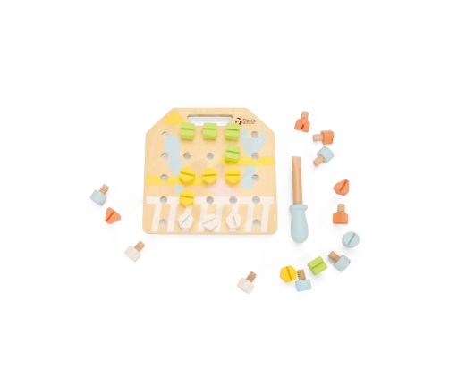 CLASSIC WORLD Wooden Manipulative Board Logic Puzzle