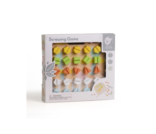 CLASSIC WORLD Wooden Manipulative Board Logic Puzzle