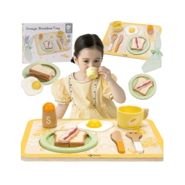 CLASSIC WORLD Wooden Breakfast Set 13 pcs.