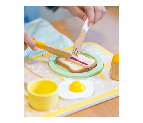 CLASSIC WORLD Wooden Breakfast Set 13 pcs.