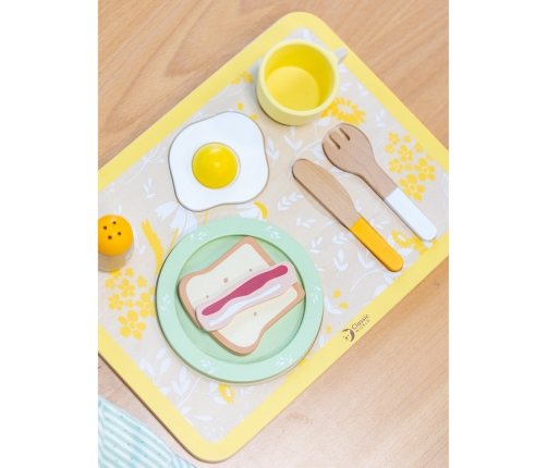 CLASSIC WORLD Wooden Breakfast Set 13 pcs.